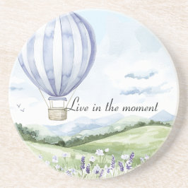 Lavender Rand Balloon Blommigt Möhippa Underlägg