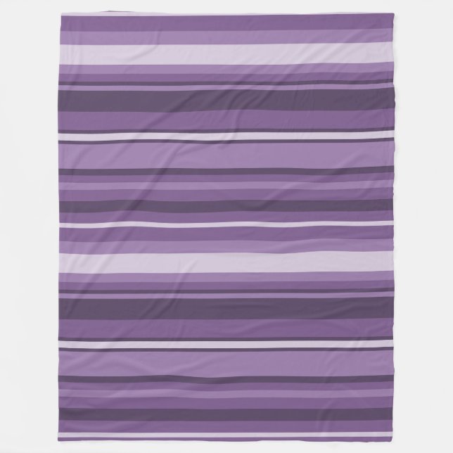 Lavender rand fleecefilt (Framsidan)
