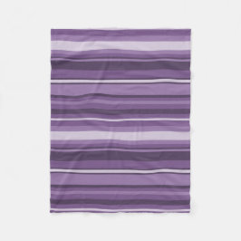 Lavender rand fleecefilt