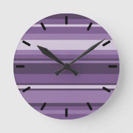 Lavender rand rund klocka