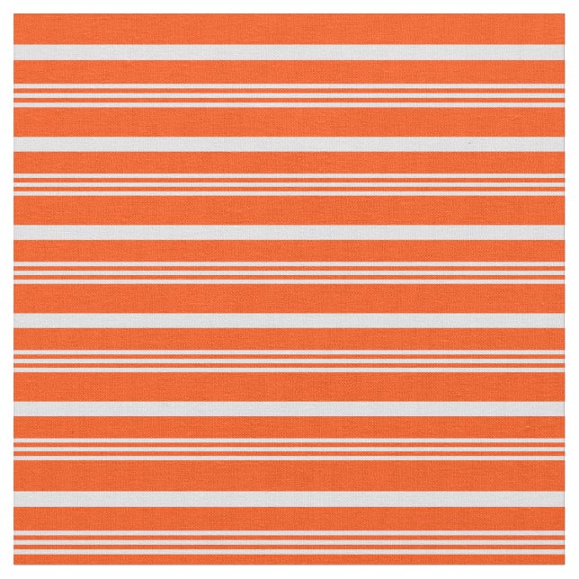 Lavender & Red Stripe/LINN Mönster Tyg (Närbild)