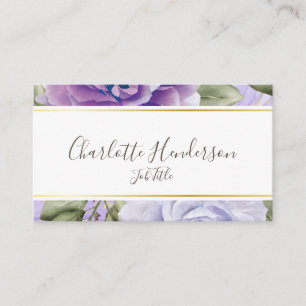 Lavender Ro Affärskort Visitkort