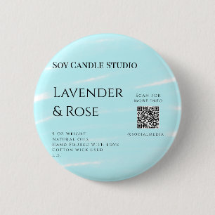 Lavender ro sojaläck, lägg till q r code tex knapp