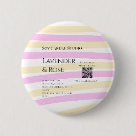 Lavender ro sojaläck, lägg till q r code tex knapp