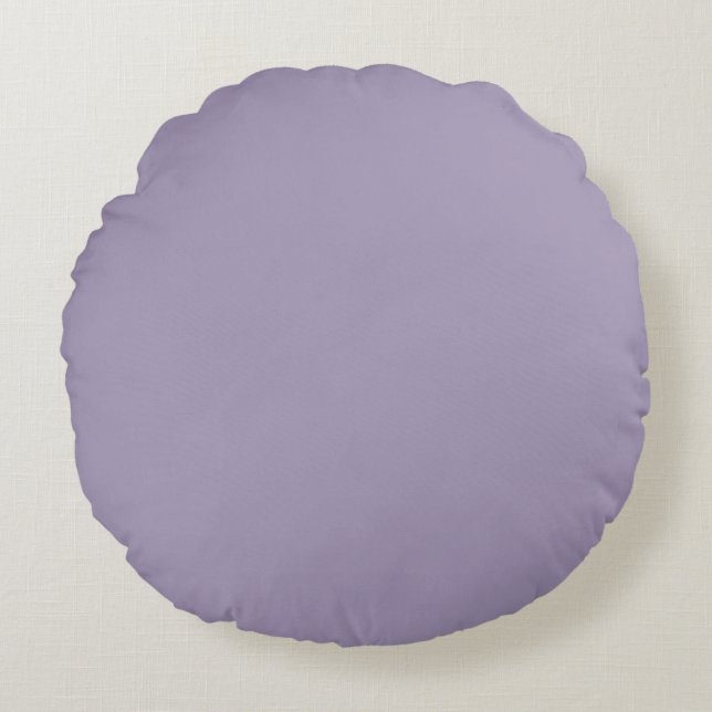 Lavender Rosa Lilac Grått Lila Calming Pillow Rund Kudde (Framsidan)