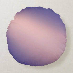 Lavender & Rosa Monochrome-moonlight Rund Kudde