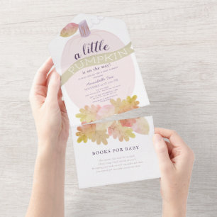 Lavender Rosa Pumpkin Baby Shower
