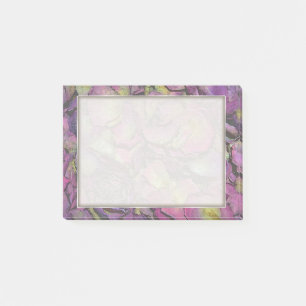 Lavender Rosa ros Petals Watercolor Post-it Block