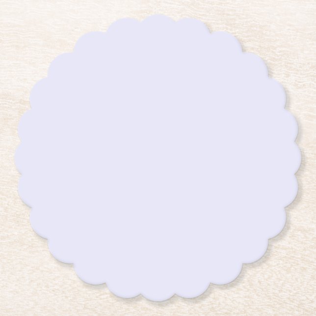 Lavender Scalloped Underlägg Papper (Framsida)