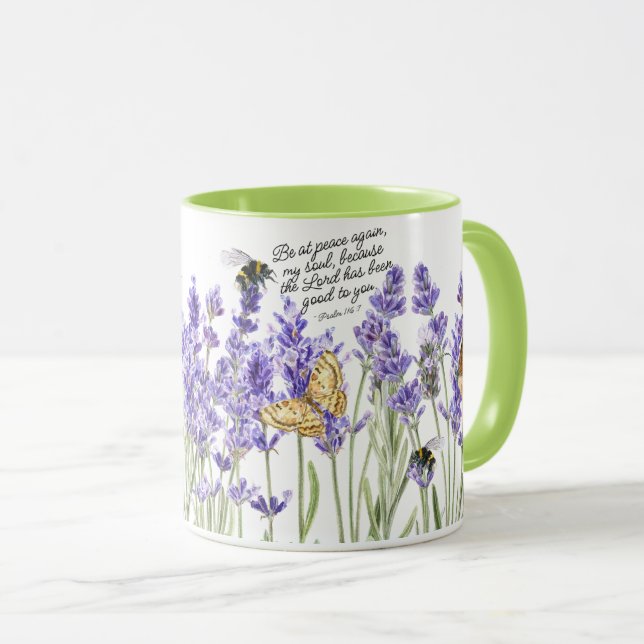 Lavender & Scripture Mugg (Framsida höger)