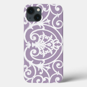 Lavender scrollwork mönster Fodral-Mate iphone cas