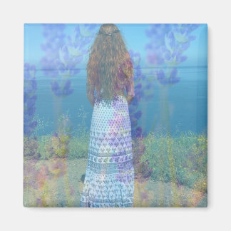 Lavender Sea Magnet