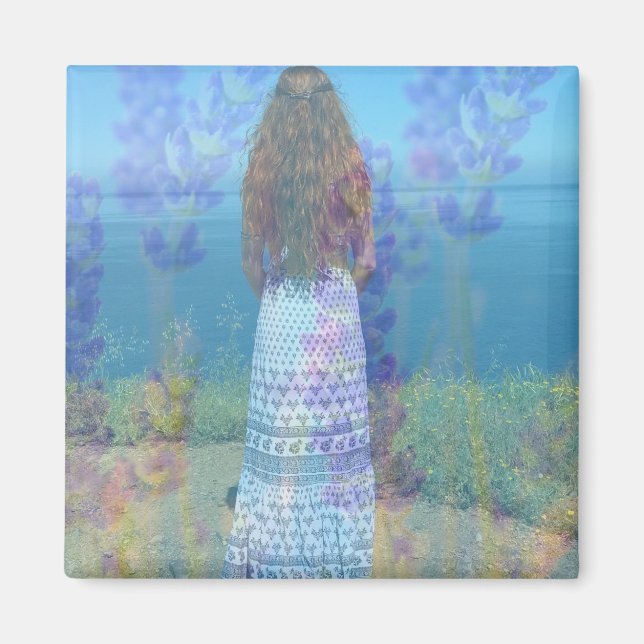 Lavender Sea Magnet (Framsidan)