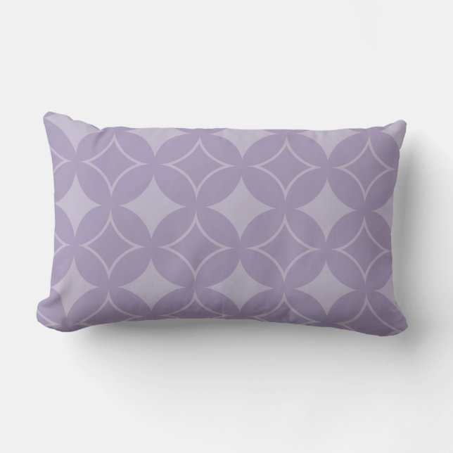 Lavender shippo mönster lumbarkudde (Framsida)