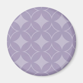 Lavender shippo mönster magnet