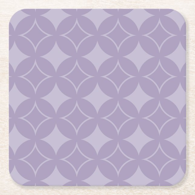 Lavender shippo mönster underlägg papper kvadrat (Framsidan)