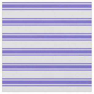 Lavender & Slate Blue Färgad Linjer Mönster Tyg