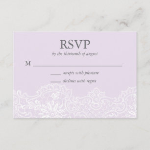 Lavender Snöre Bröllop OSA Card Kort