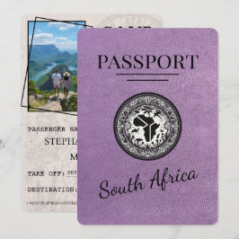 Lavender South Afrika Passport Spara Datumet