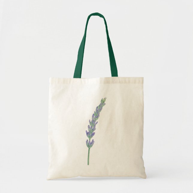 Lavender Sprig Bag Tygkasse (Framsidan)