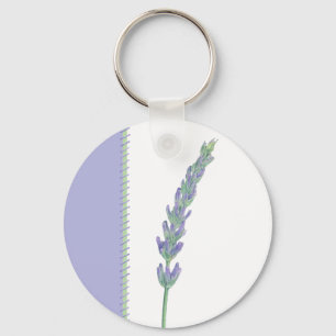 Lavender Sprig Keychain Nyckelring