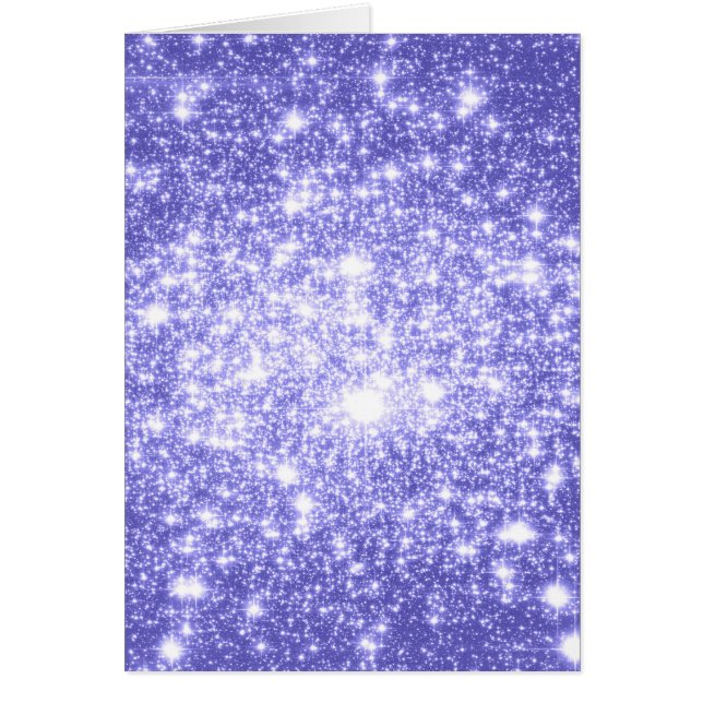 Lavender Stars Hälsningskort (Framsidan)
