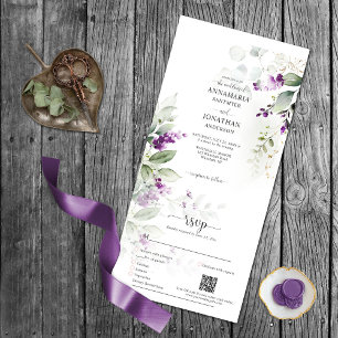 Lavender Stems Greenery Bröllop