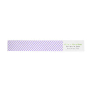 Lavender Streck Etikettband