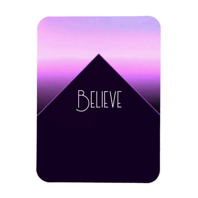 Lavender Sunset Flexible Photo Magnet (Vertikal)
