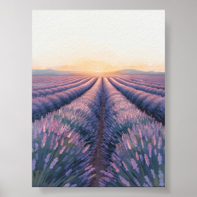 Lavender Sunset Poster (Framsidan)