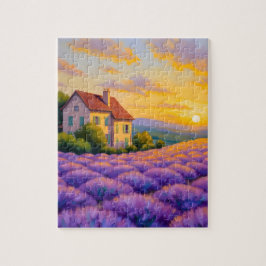 Lavender Sunset Puzzle Pussel
