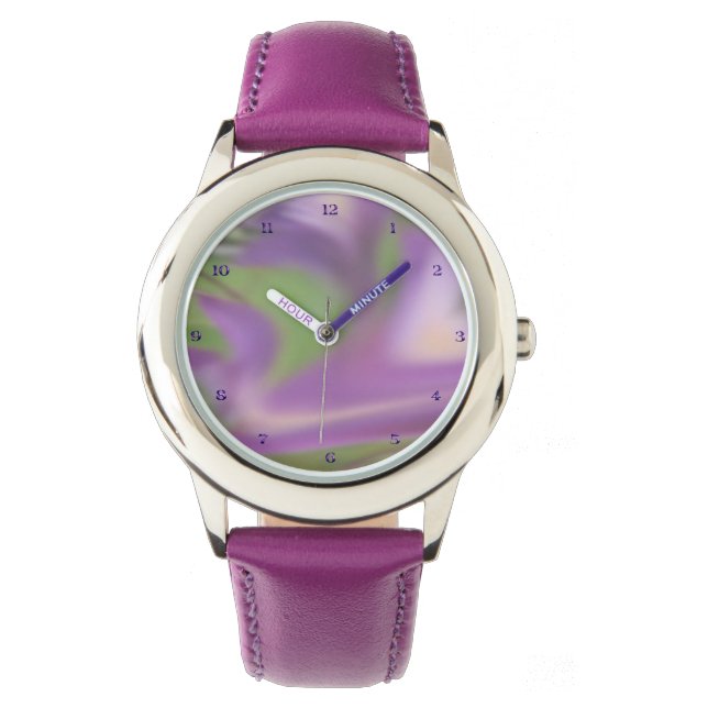 Lavender Swirl Watch Armbandsur (Framsida)