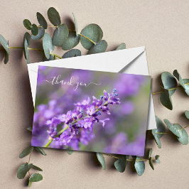 Lavender Tack Anteckningskort