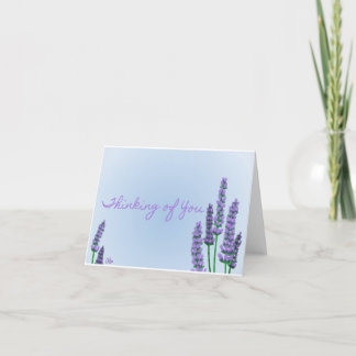 Lavender tänker på ditt kort