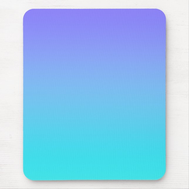 Lavender till Aqua Teal Gradient Musmatta (Framsidan)
