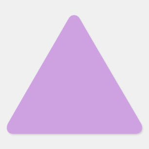 Lavender Triangle-fästmärke för Light Pastel Laven Triangelformat Klistermärke