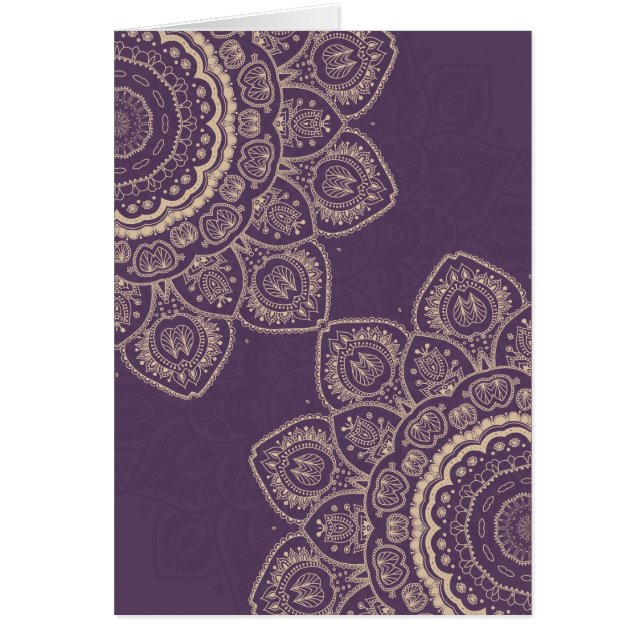 Lavender Tulips Hälsningskort (Framsidan)