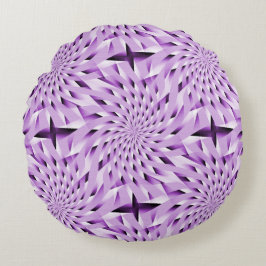 Lavender Twirls.... Rund Kudde