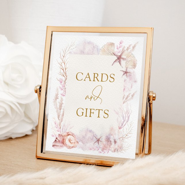  lavender under Sea Cards and Gifts Sign Poster (Skapare uppladdad)