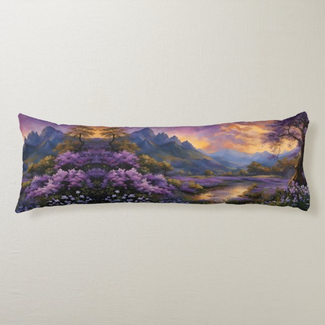 Lavender Valley vid Dawn Kroppskudde (Framsidan)