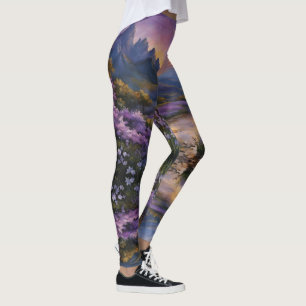Lavender Valley vid Dawn Leggings