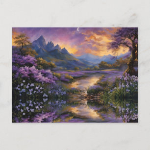 Lavender Valley vid Dawn Vykort