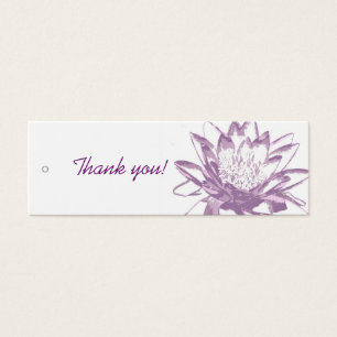 Lavender Vatten Lily Gift Märkres Litet Visitkort