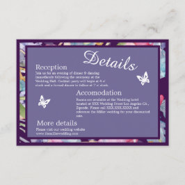 lavender vattencolor wildblomgreenery folie tilläggskort