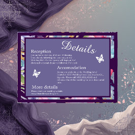 lavender vattencolor wildblomgreenery folie tilläggskort