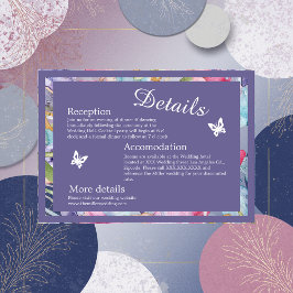 lavender vattencolor wildblomgreenery folie tilläggskort