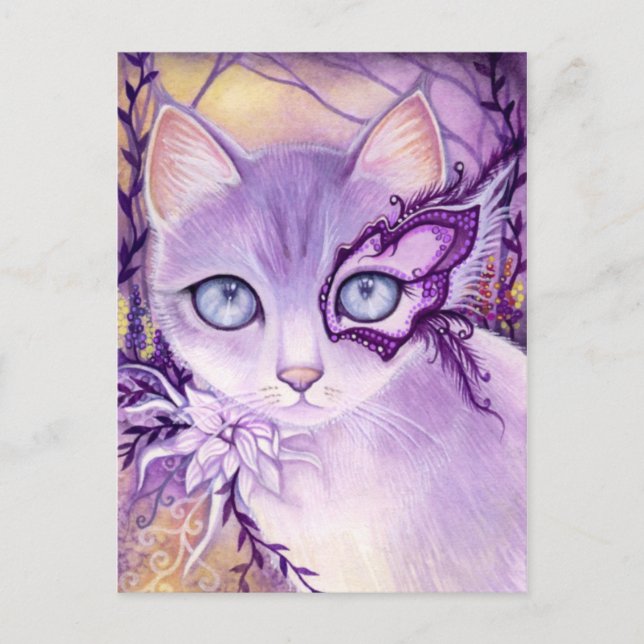 Lavender Venedig Natt - vykort (Framsida)