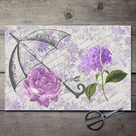 Lavender Victorian Ephemera Blommigt Land Chic