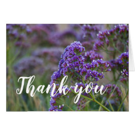 Lavender vid oceanen, tack hälsningskort