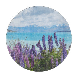 lavender vid sjö-kusten